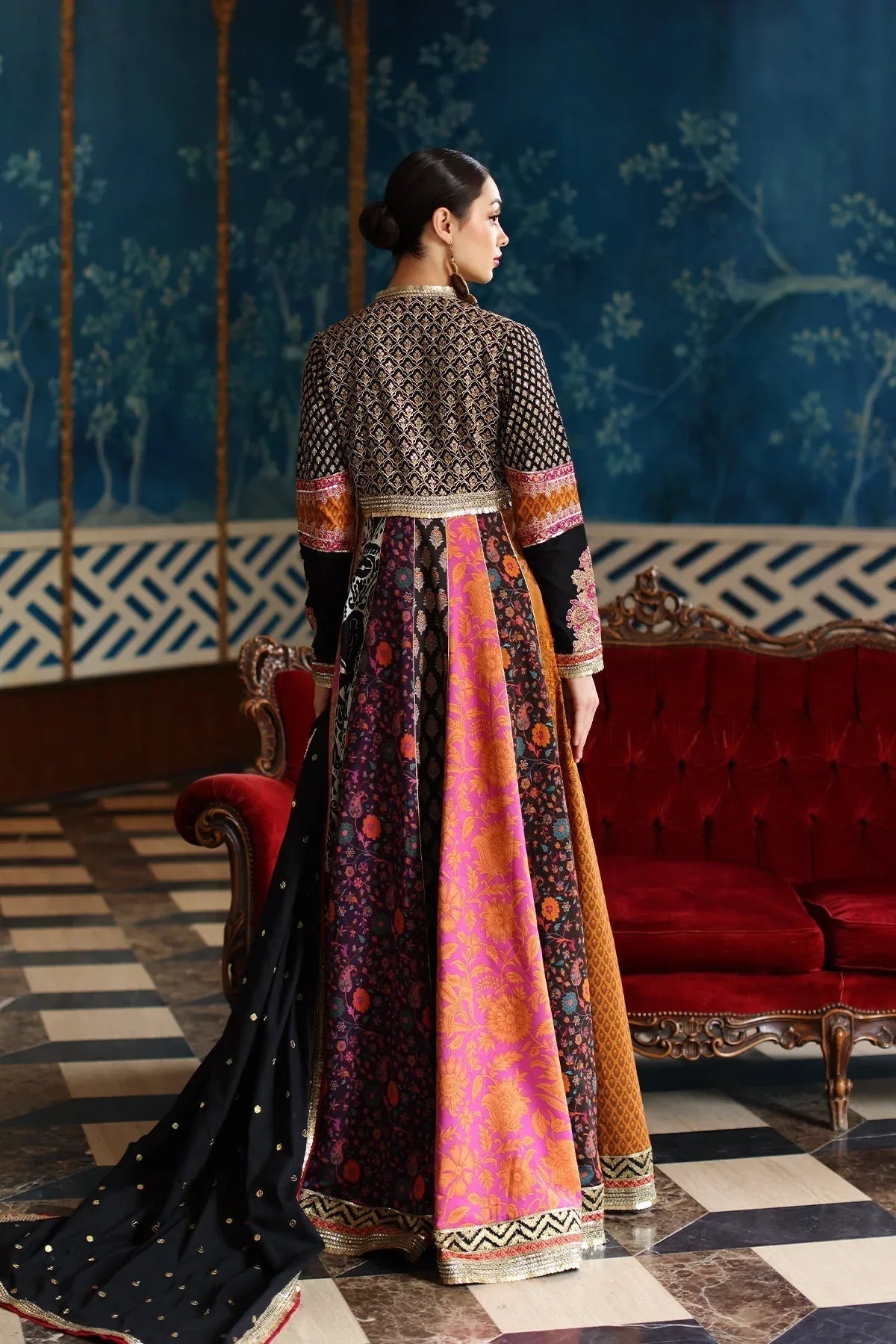 Mina Kashif | Festive Lawn | Misty - Aqsa Fabrics