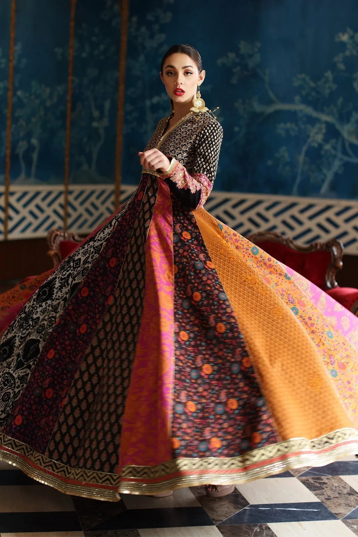 Mina Kashif | Festive Lawn | Misty - Aqsa Fabrics