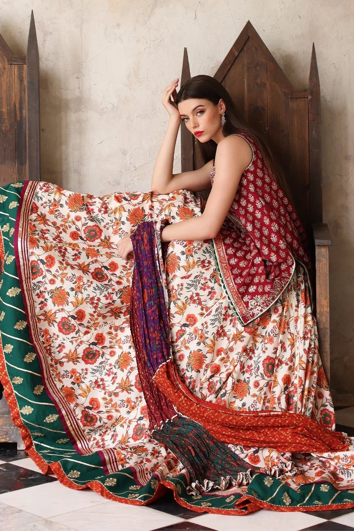 Mina Kashif | Festive Lawn | Janan - Aqsa Fabrics