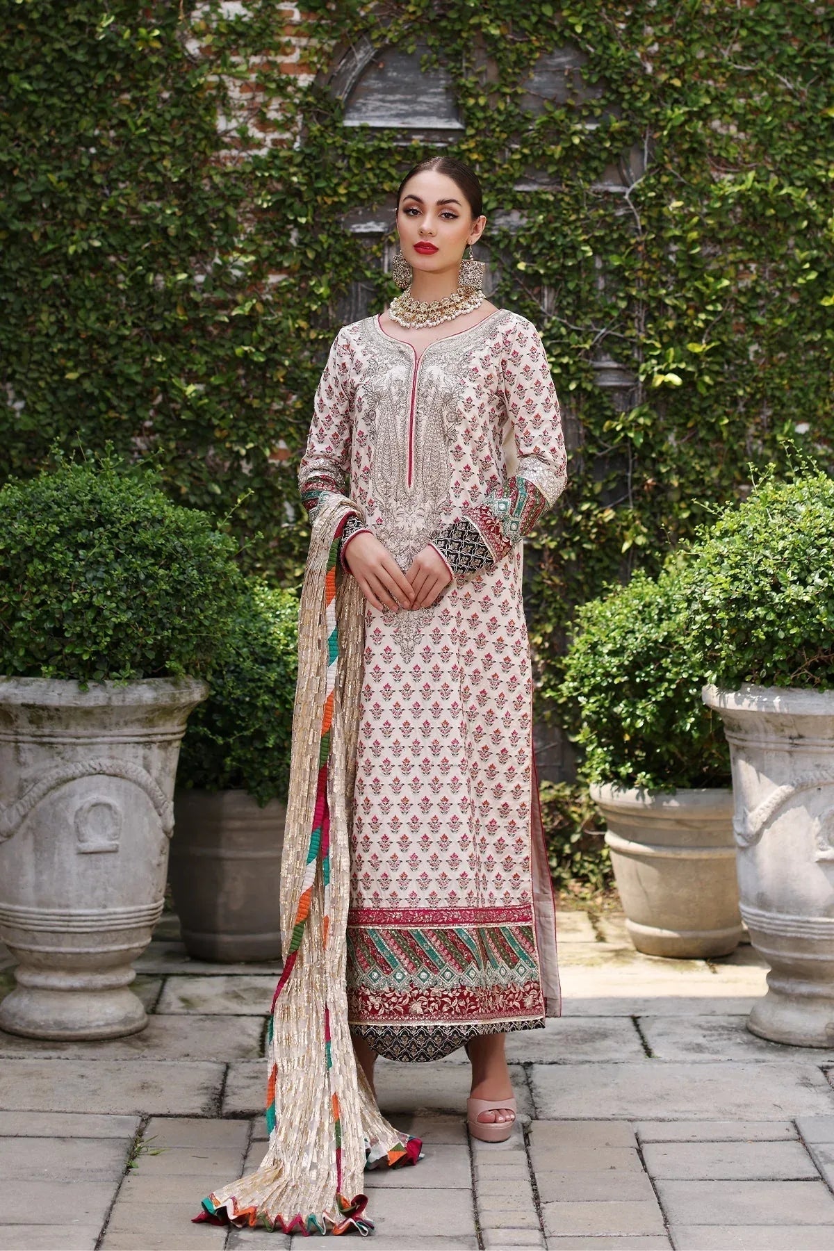 Mina Kashif | Festive Lawn | Parsa - Aqsa Fabrics