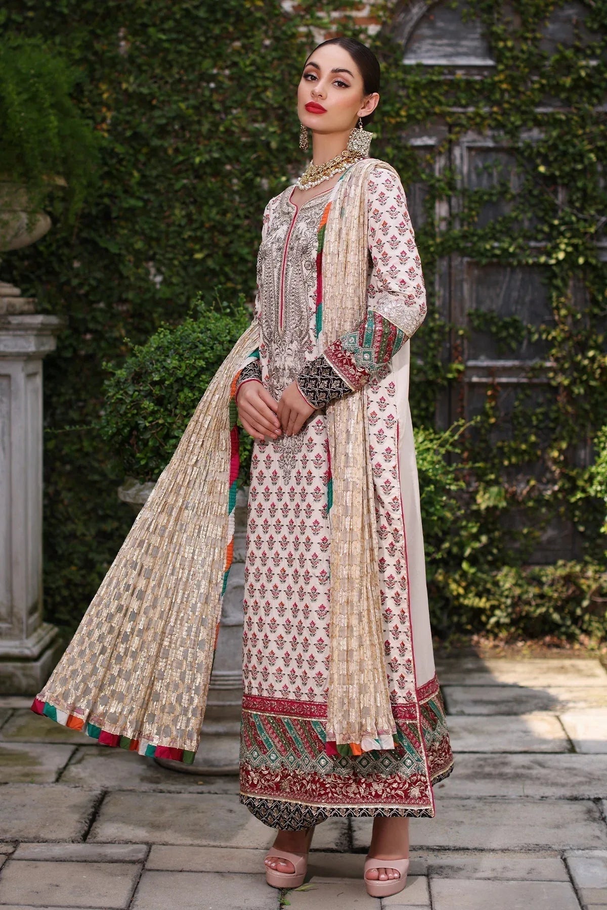 Mina Kashif | Festive Lawn | Parsa - Aqsa Fabrics