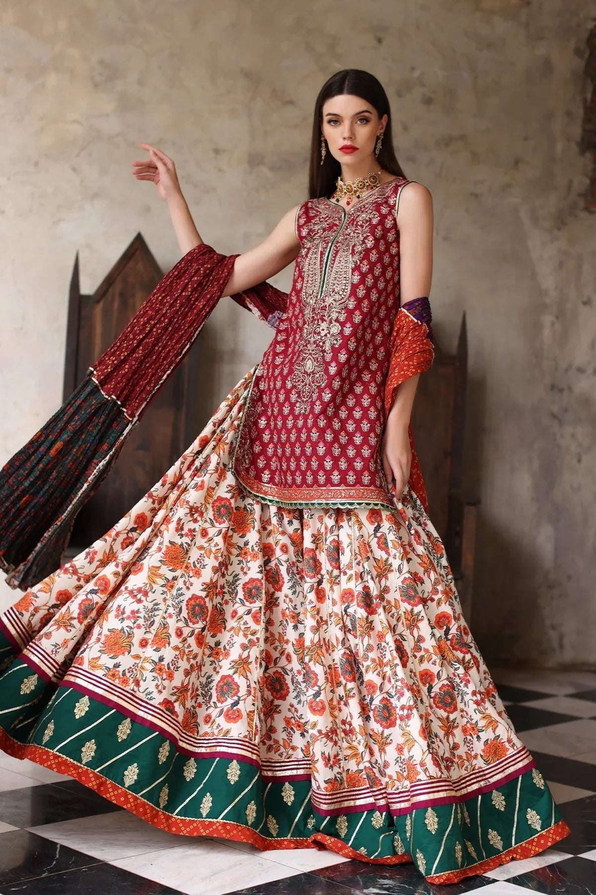 Mina Kashif | Festive Lawn | Janan - Aqsa Fabrics