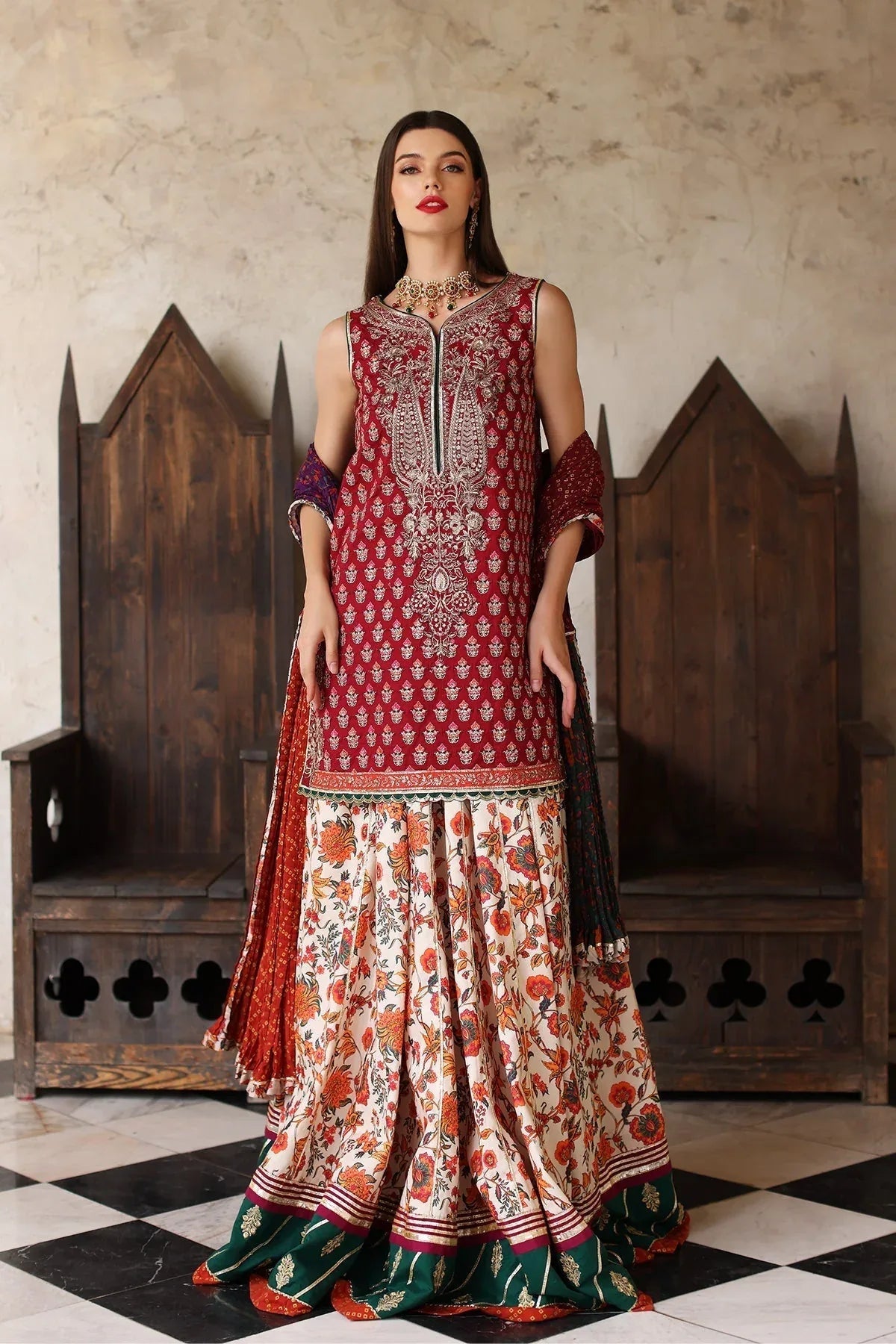 Mina Kashif | Festive Lawn | Janan - Aqsa Fabrics