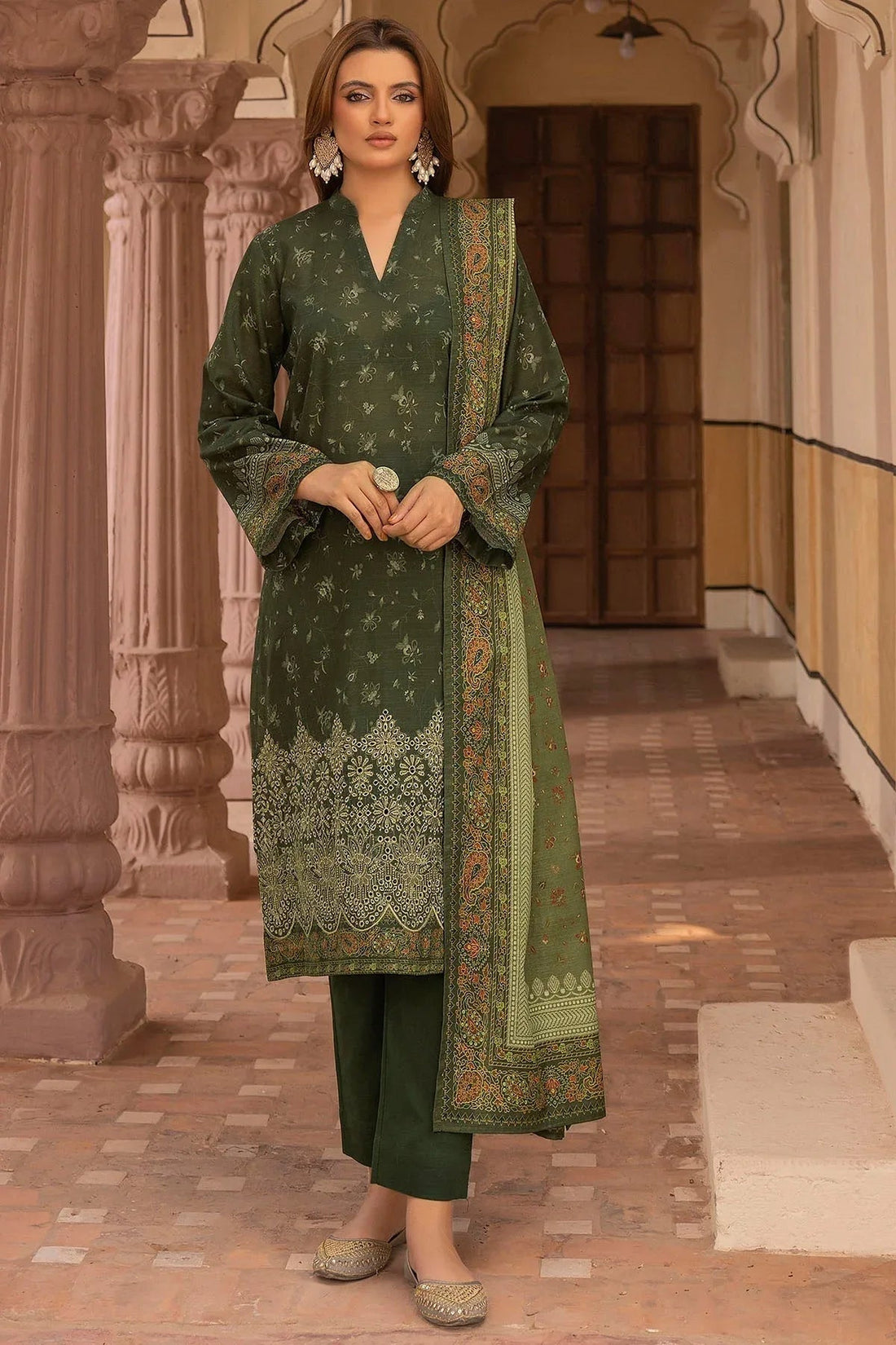 Motifz | Premium Khaddar | 5209-JAZMIN - Aqsa Fabrics
