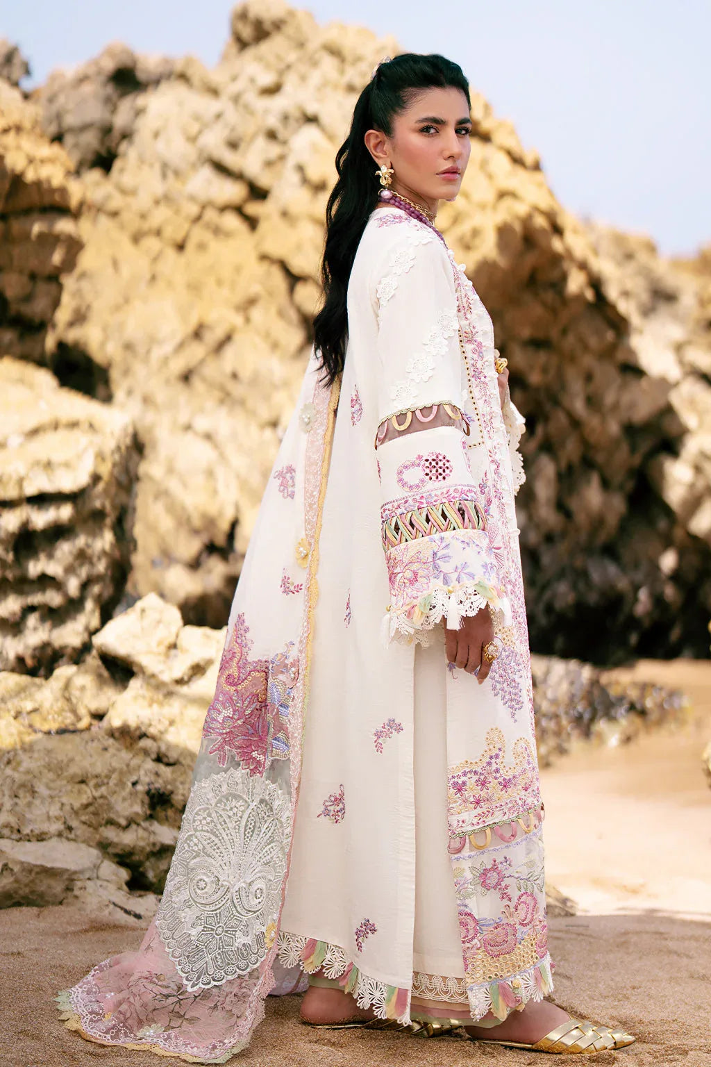 AJR Couture | Dastan Luxury Lawn 25 | Muse - Aqsa Fabrics