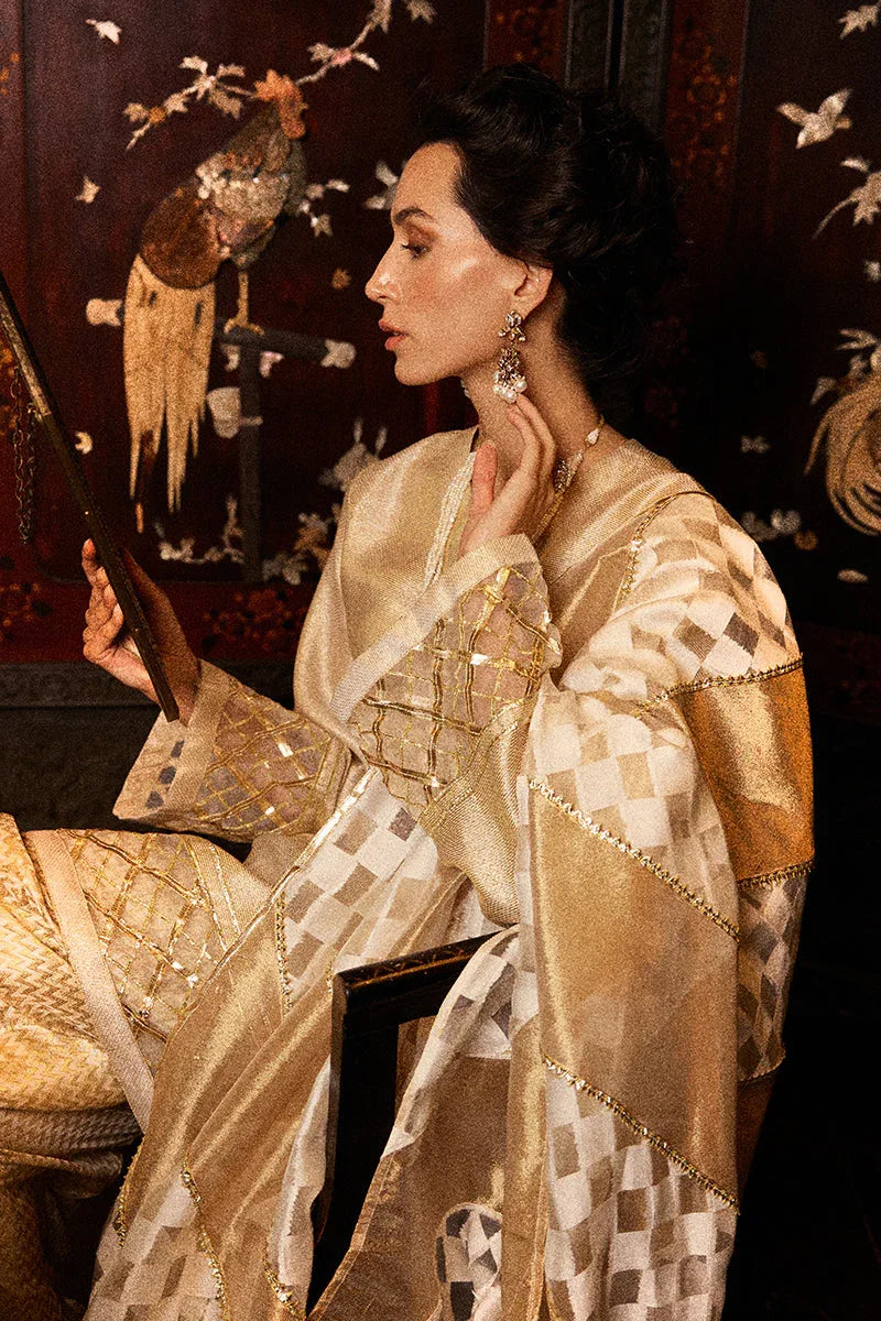 Mushq | Chandni Gota Love It | Basanti - Aqsa Fabrics