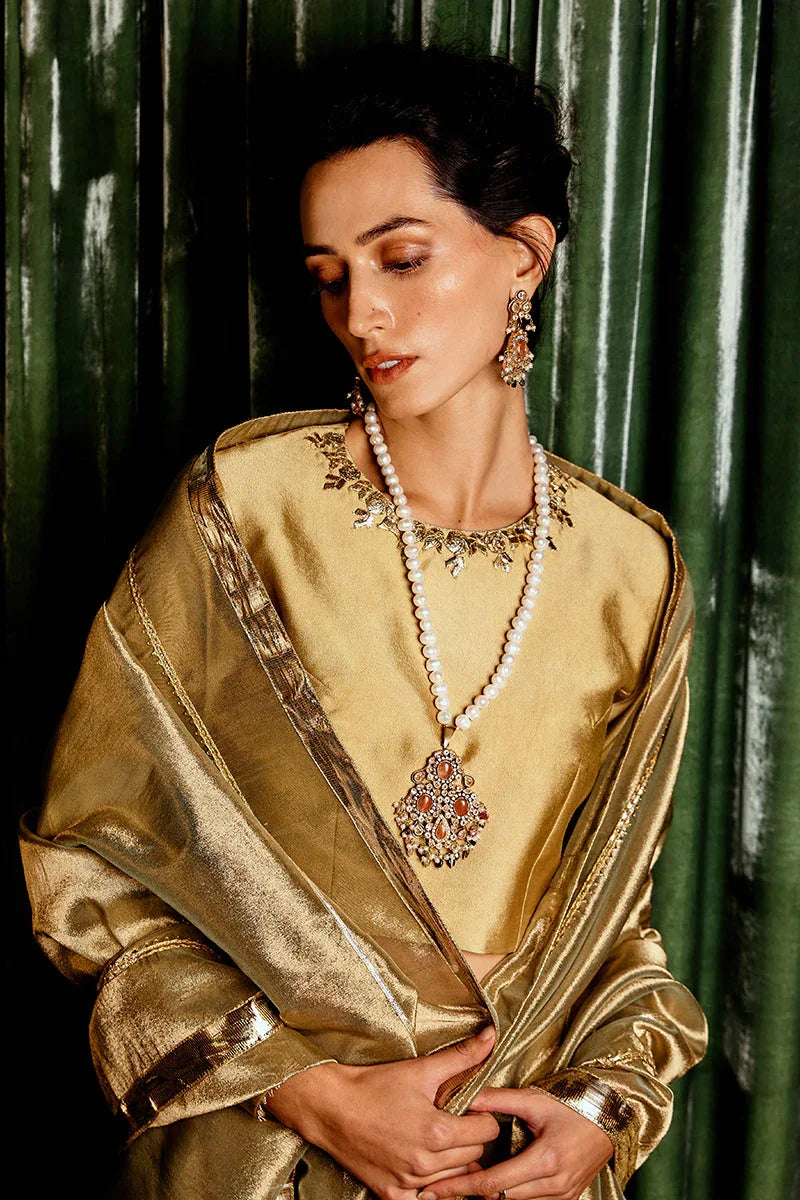 Mushq | Chandni Gota Love It | Suraj Mukhi - Aqsa Fabrics