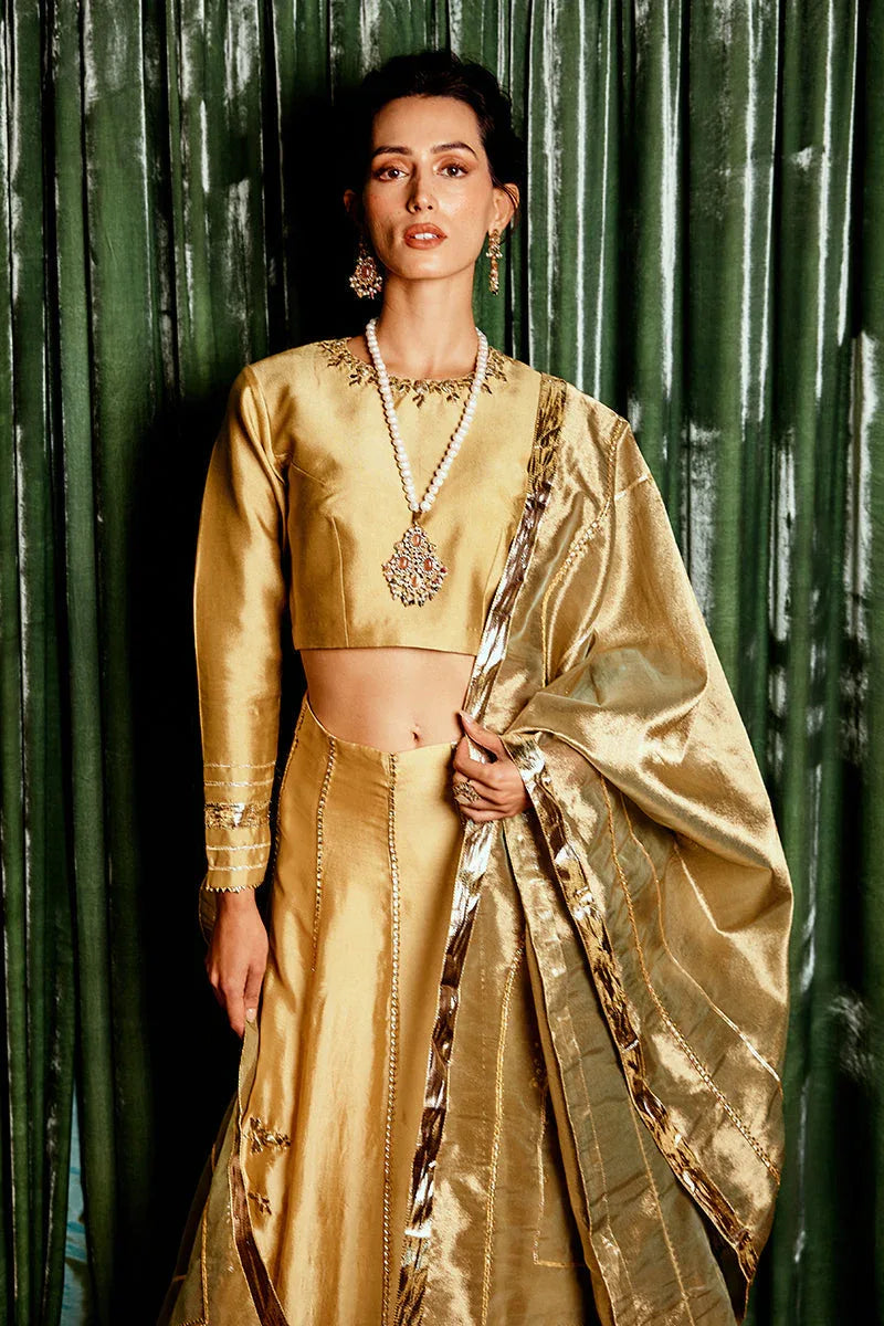 Mushq | Chandni Gota Love It | Suraj Mukhi - Aqsa Fabrics