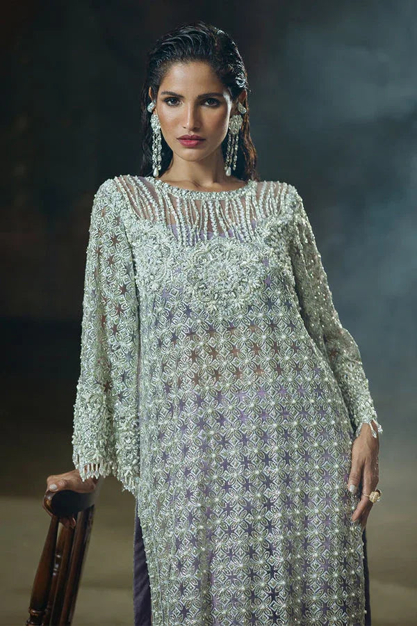 Mushq | Fleur Luxury Formals 24 |  Lavande - Aqsa Fabrics