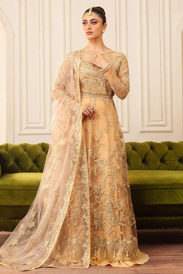 Mushq | Hemline Aura Debut Wedding Formals | CHAMOIS - Aqsa Fabrics