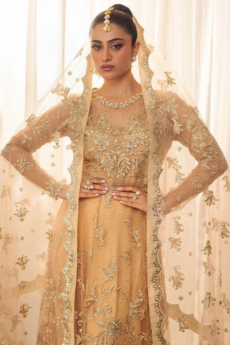 Mushq | Hemline Aura Debut Wedding Formals | CHAMOIS - Aqsa Fabrics
