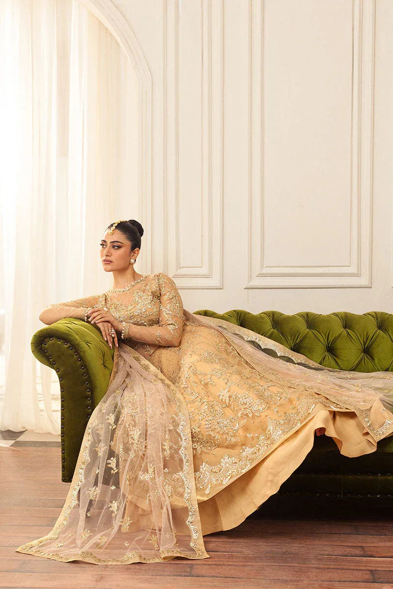 Mushq | Hemline Aura Debut Wedding Formals | CHAMOIS - Aqsa Fabrics