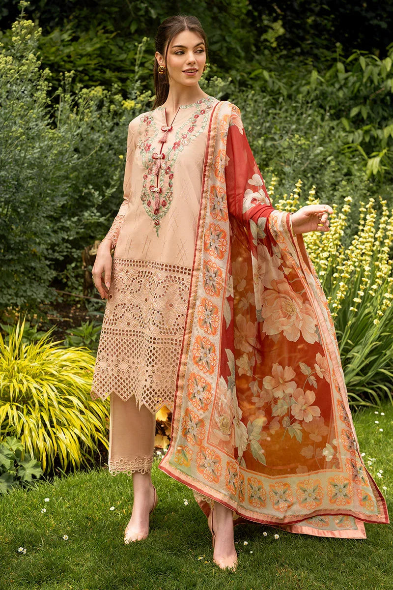 Mushq | Hemline Odyssey | BLOOMING BELLE - Aqsa Fabrics