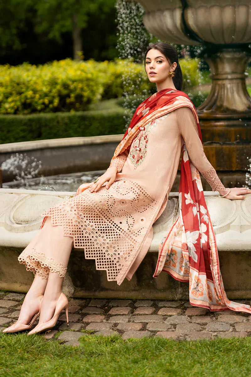 Mushq | Hemline Odyssey | BLOOMING BELLE - Aqsa Fabrics
