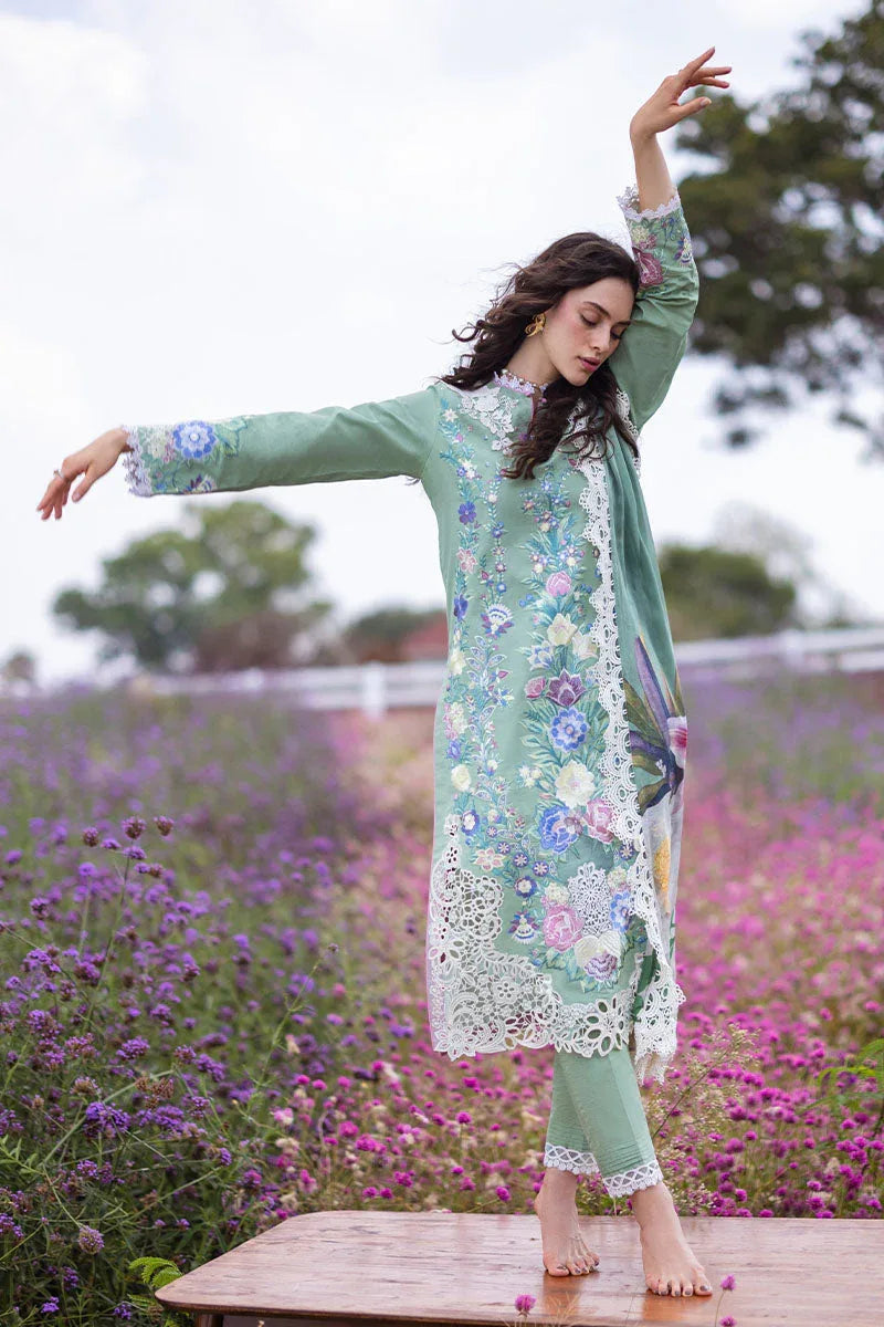 Mushq | Hemline The Secret Garden | BRIMSTONE - Aqsa Fabrics