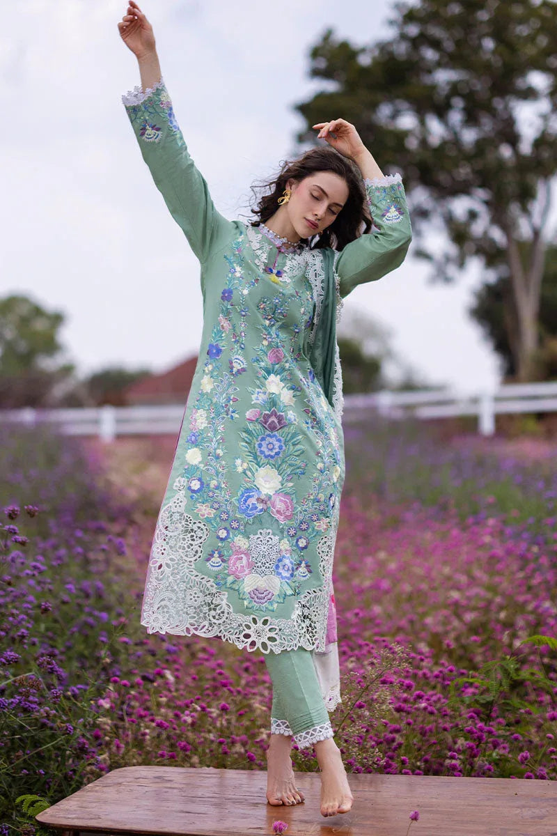 Mushq | Hemline The Secret Garden | BRIMSTONE - Aqsa Fabrics