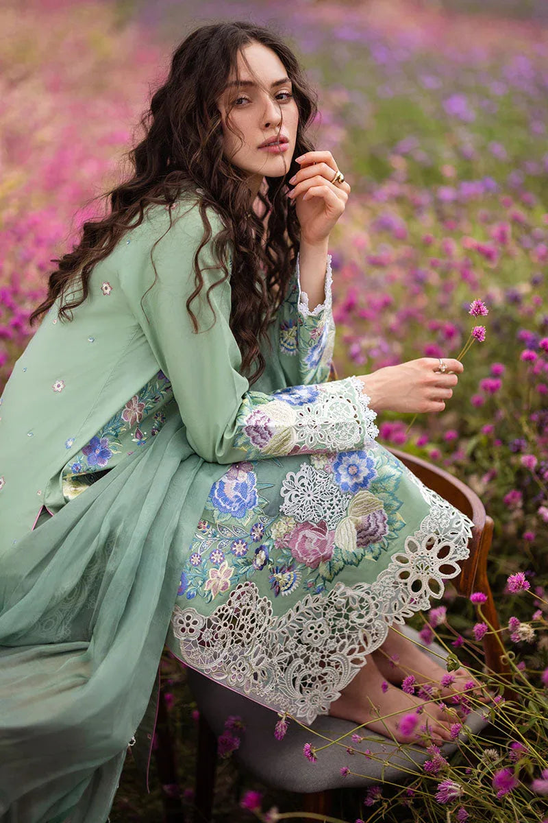 Mushq | Hemline The Secret Garden | BRIMSTONE - Aqsa Fabrics