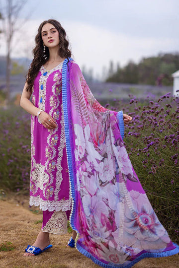 Mushq | Hemline The Secret Garden | ENCHANTED BLOOM - Aqsa Fabrics