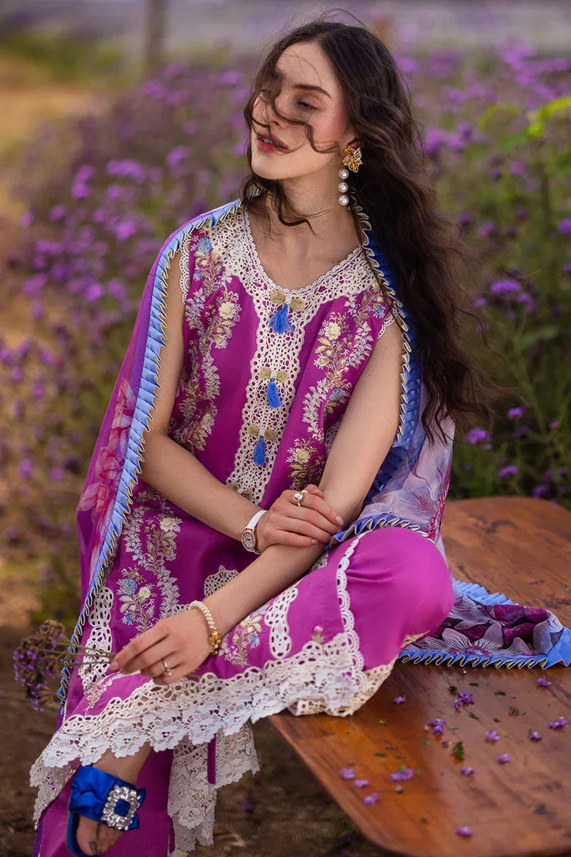 Mushq | Hemline The Secret Garden | ENCHANTED BLOOM - Aqsa Fabrics