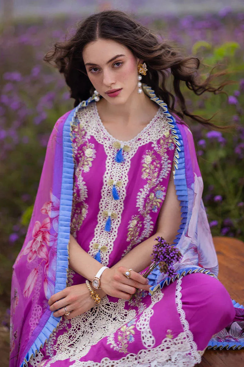 Mushq | Hemline The Secret Garden | ENCHANTED BLOOM - Aqsa Fabrics