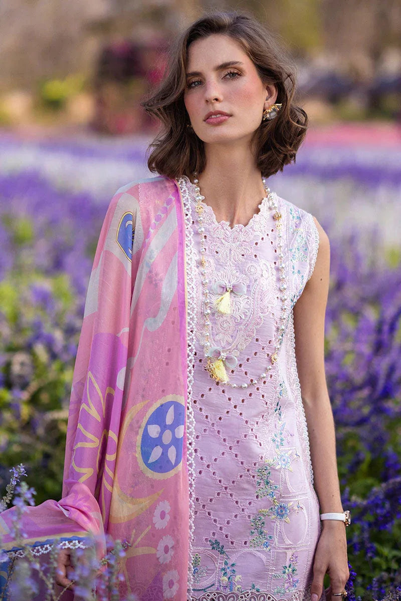 Mushq | Hemline The Secret Garden | GERBERA - Aqsa Fabrics