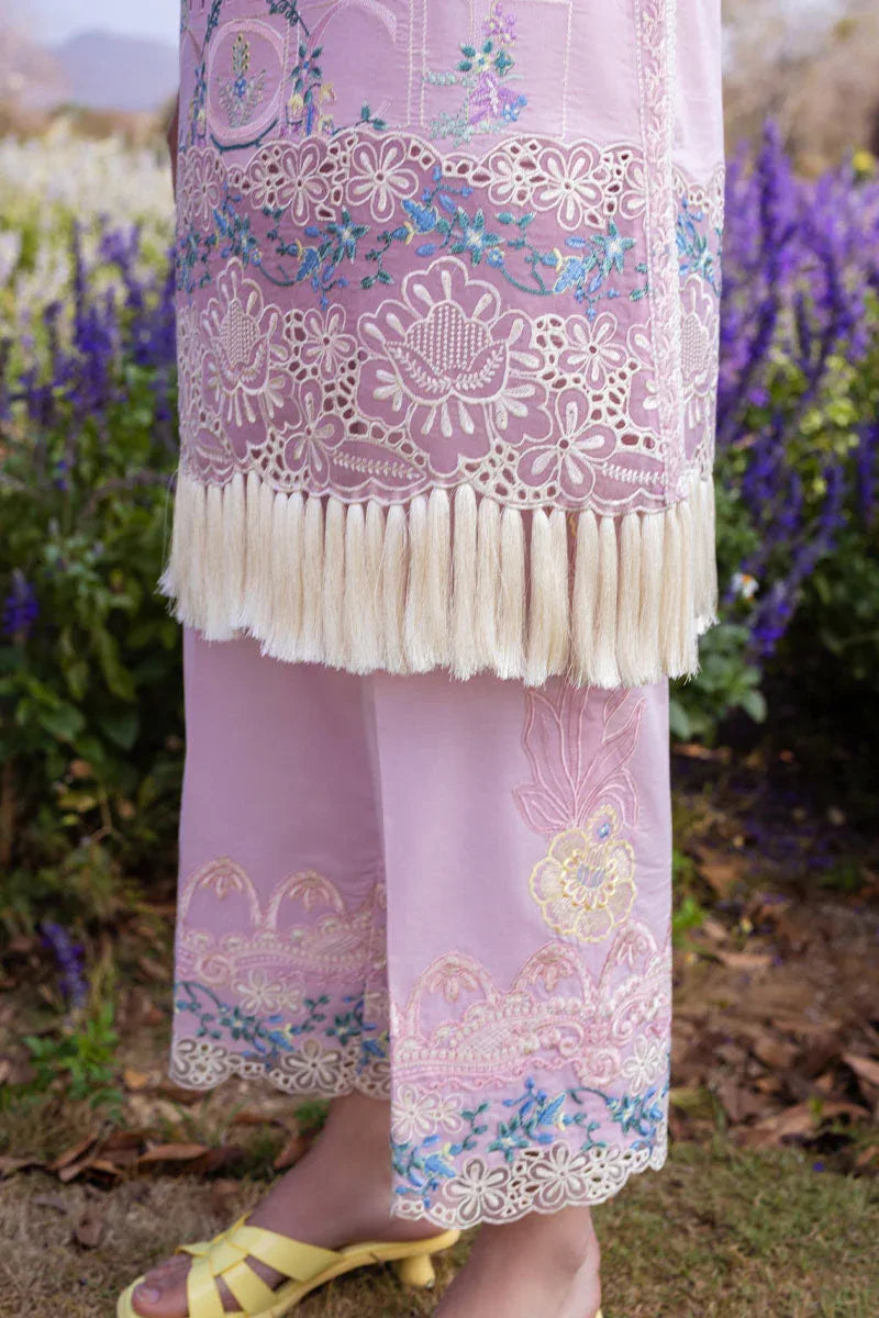 Mushq | Hemline The Secret Garden | GERBERA - Aqsa Fabrics