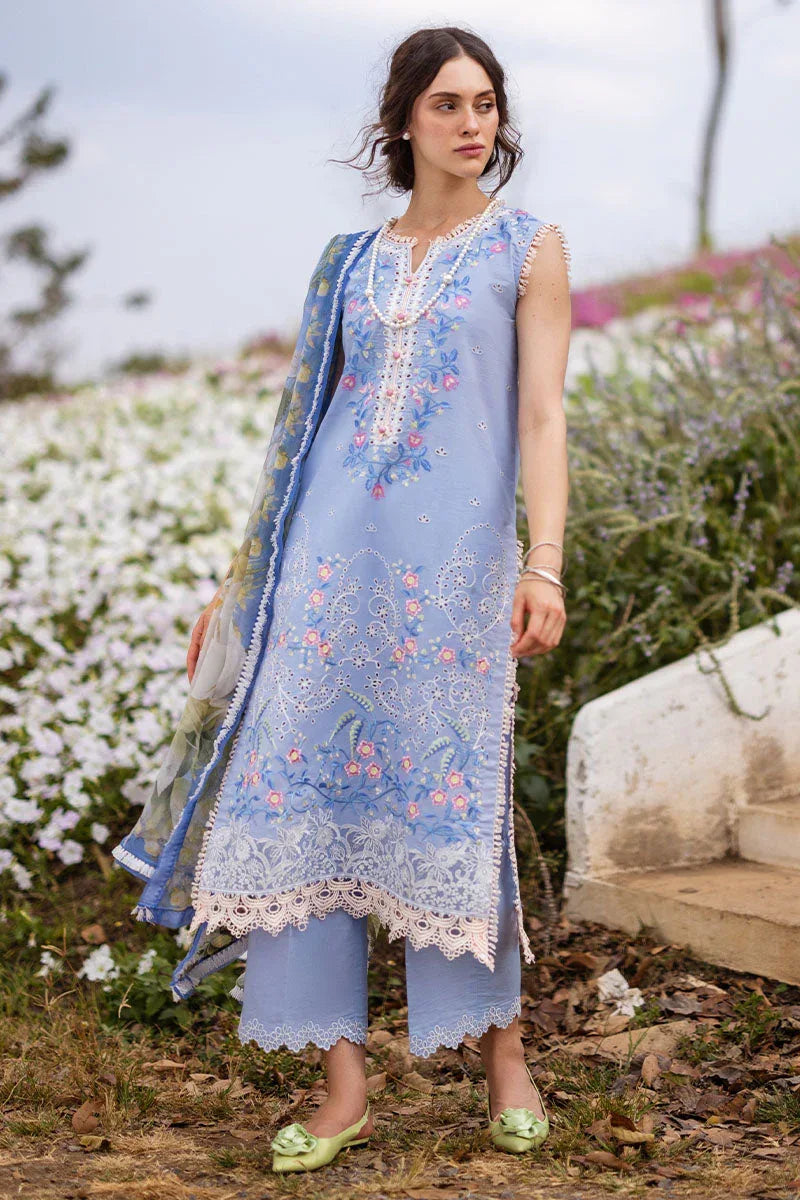 Mushq | Hemline The Secret Garden | MYOSOTIS - Aqsa Fabrics
