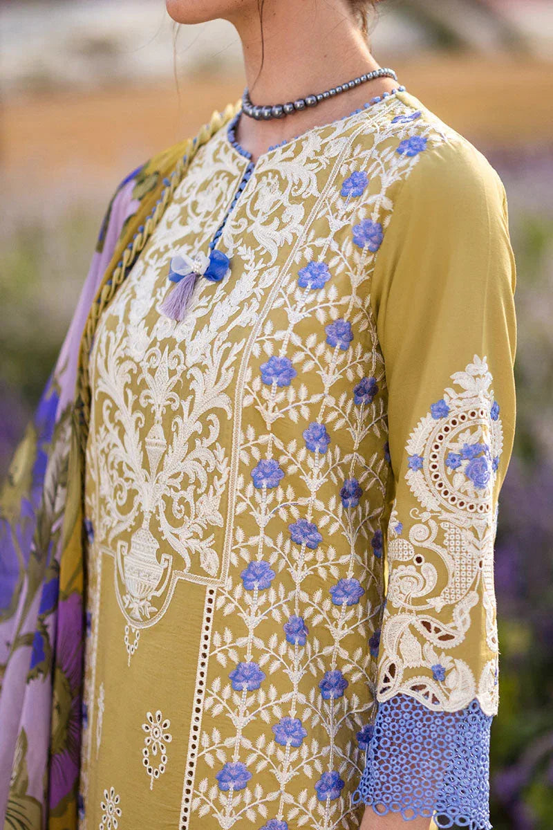 Mushq | Hemline The Secret Garden | MYSTICAL FERN - Aqsa Fabrics
