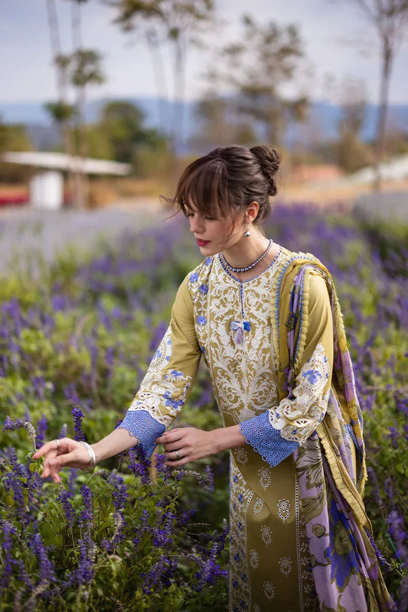 Mushq | Hemline The Secret Garden | MYSTICAL FERN - Aqsa Fabrics