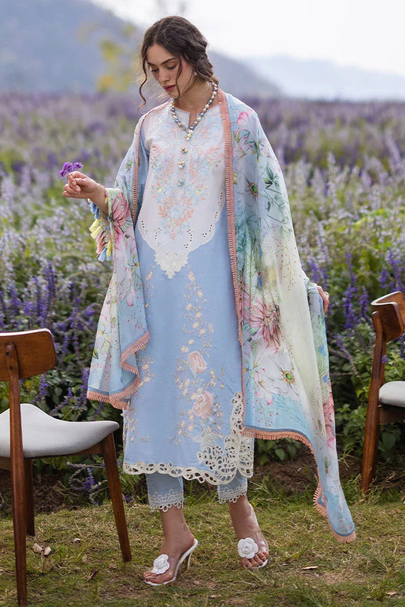 Mushq | Hemline The Secret Garden | SOLARA - Aqsa Fabrics