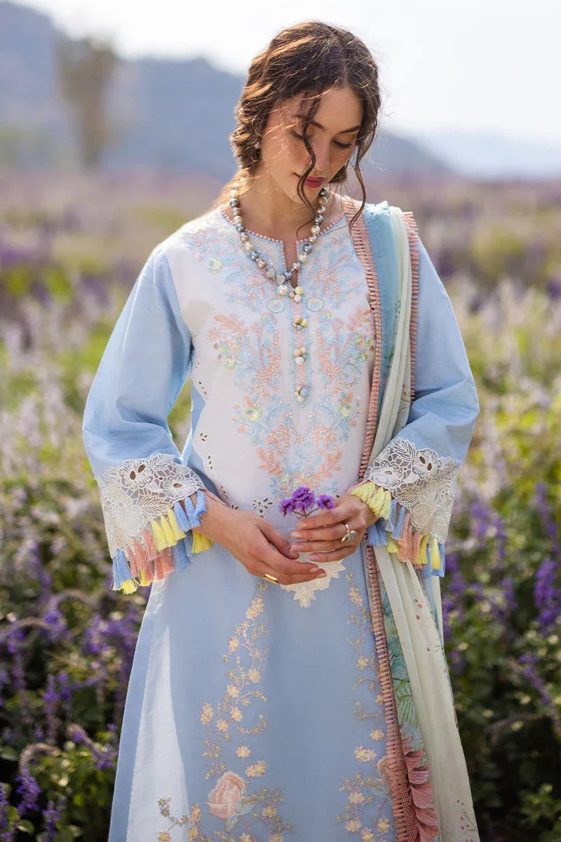 Mushq | Hemline The Secret Garden | SOLARA - Aqsa Fabrics