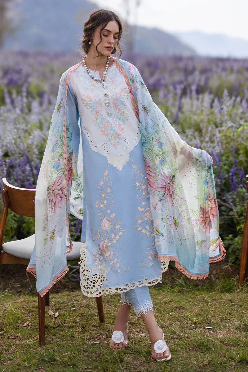 Mushq | Hemline The Secret Garden | SOLARA - Aqsa Fabrics