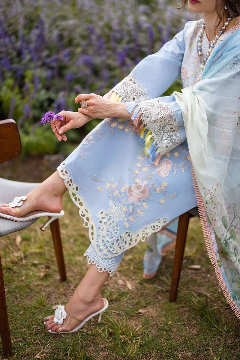 Mushq | Hemline The Secret Garden | SOLARA - Aqsa Fabrics