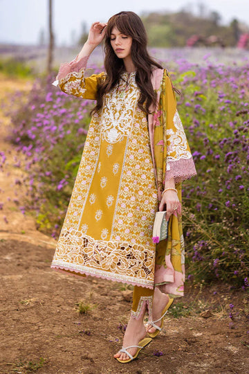 Mushq | Hemline The Secret Garden | WHISPERING PETALS - Aqsa Fabrics