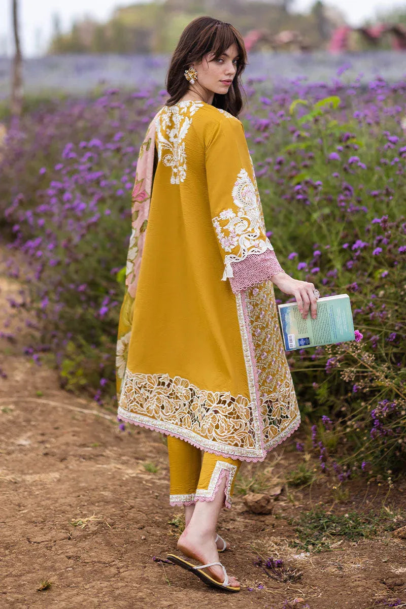 Mushq | Hemline The Secret Garden | WHISPERING PETALS - Aqsa Fabrics