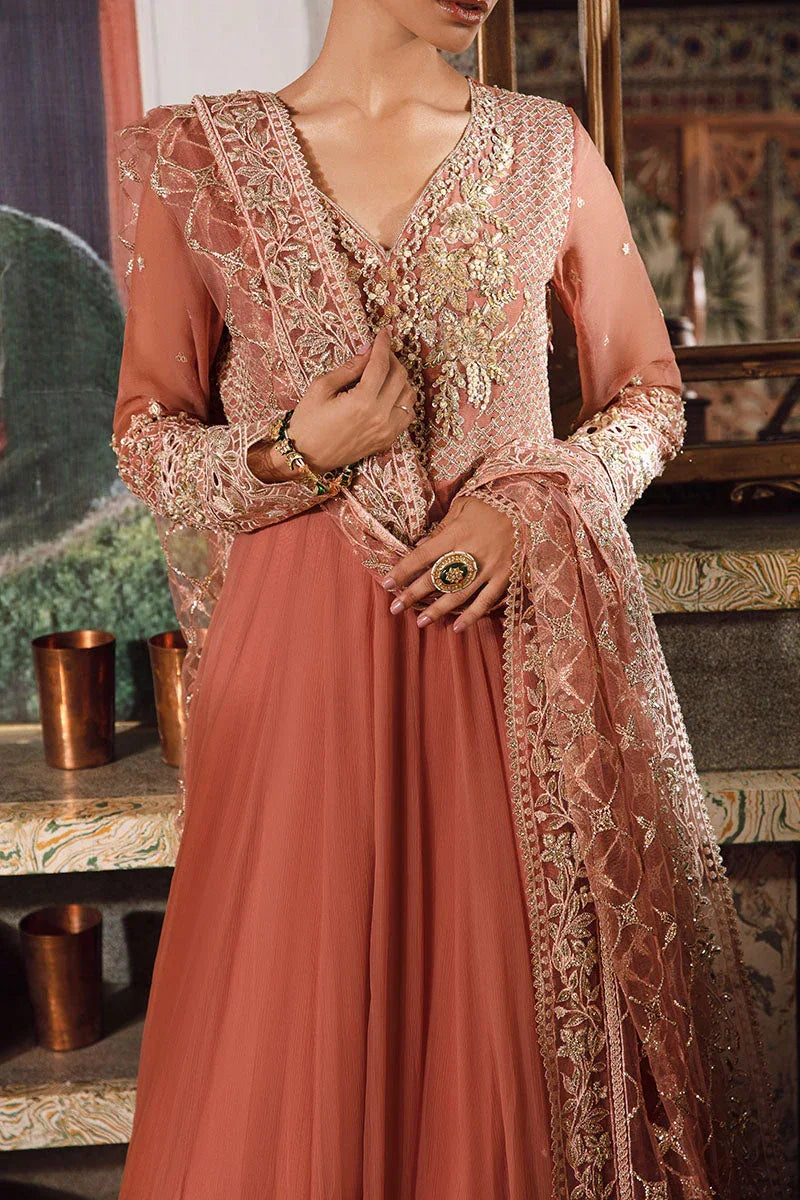 Mushq | Irha Kalidaar Chiffon Pret | AYLA - Aqsa Fabrics