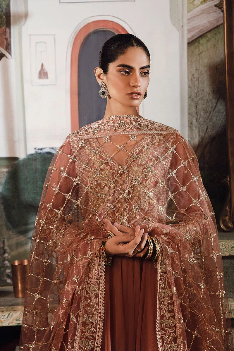 Mushq | Irha Kalidaar Chiffon Pret | AYLA - Aqsa Fabrics