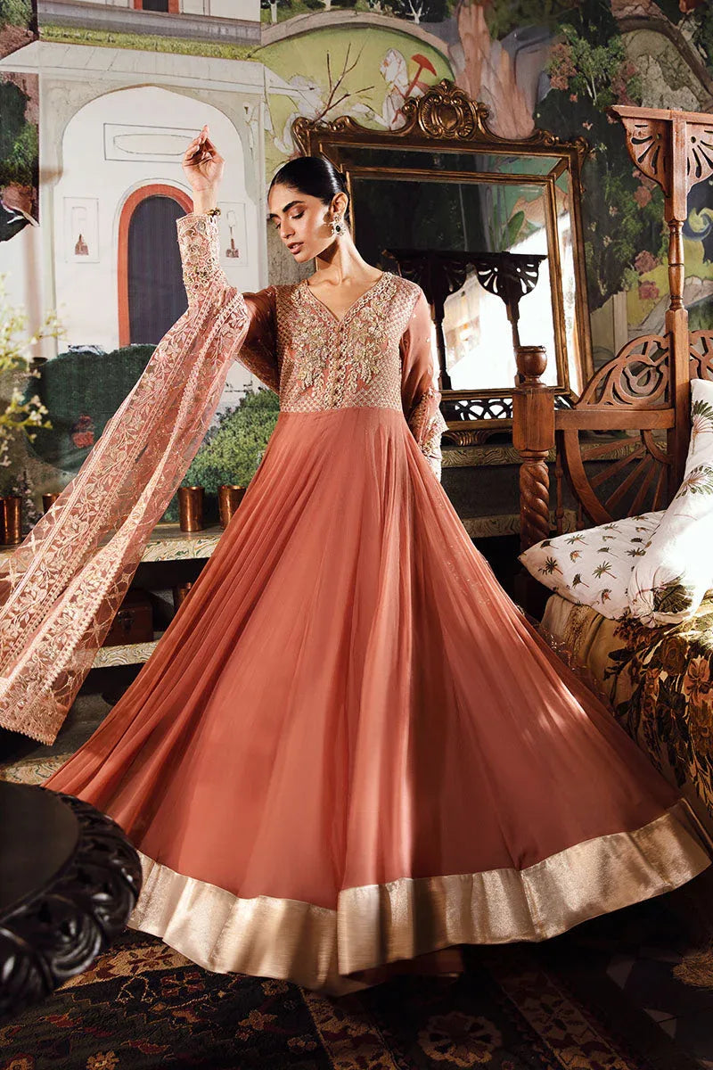 Mushq | Irha Kalidaar Chiffon Pret | AYLA - Aqsa Fabrics