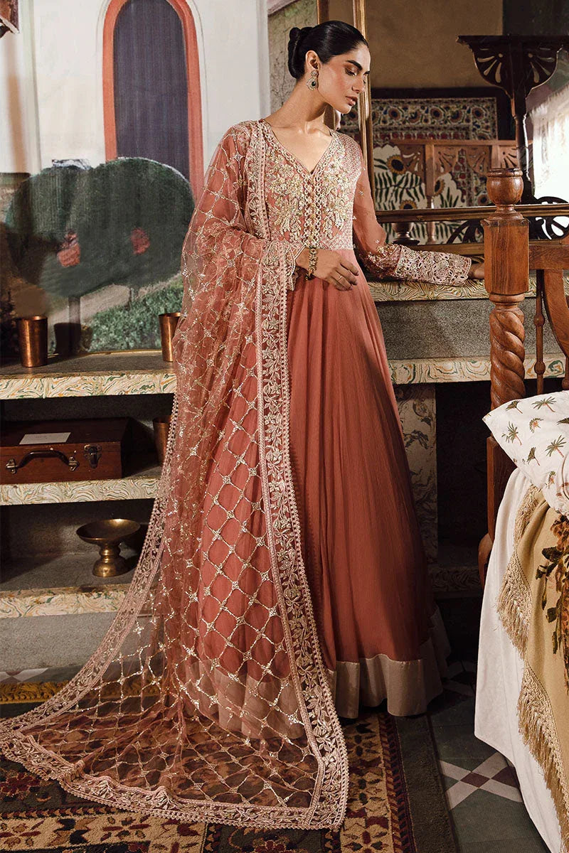 Mushq | Irha Kalidaar Chiffon Pret | AYLA - Aqsa Fabrics