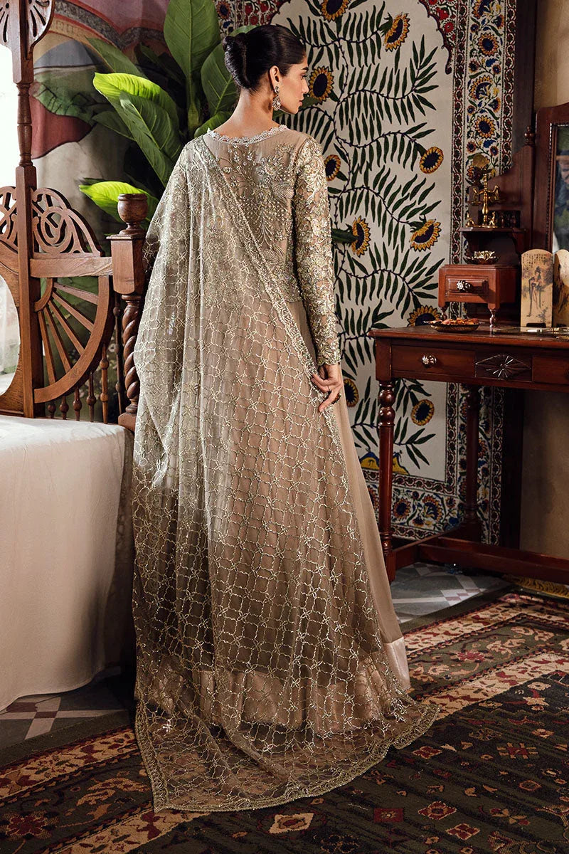 Mushq | Irha Kalidaar Chiffon Pret | HAZEL - Aqsa Fabrics