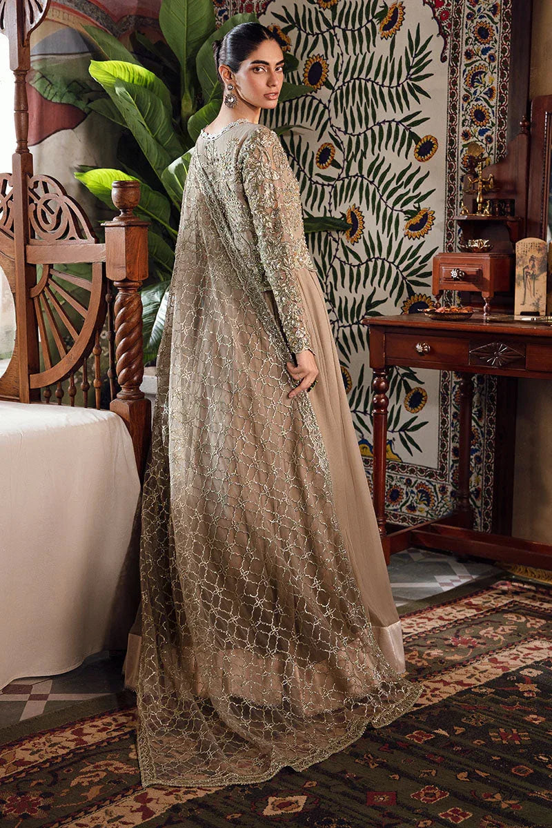 Mushq | Irha Kalidaar Chiffon Pret | HAZEL - Aqsa Fabrics