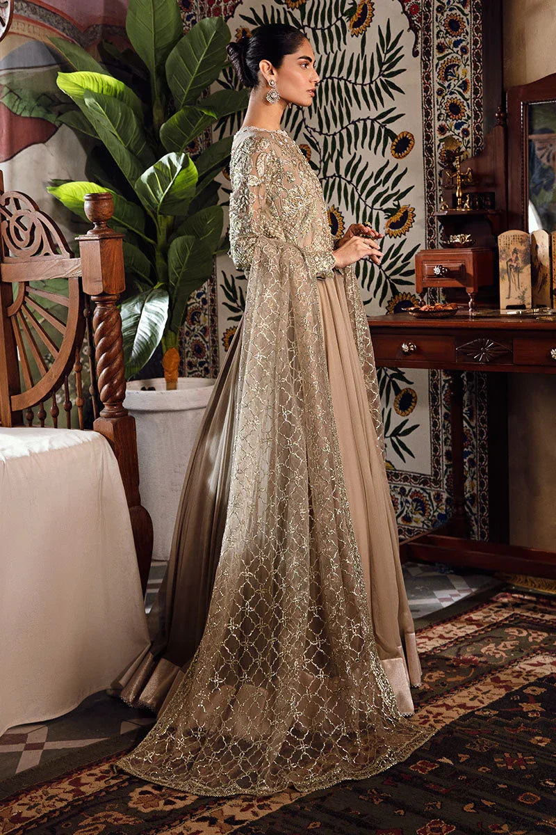 Mushq | Irha Kalidaar Chiffon Pret | HAZEL - Aqsa Fabrics
