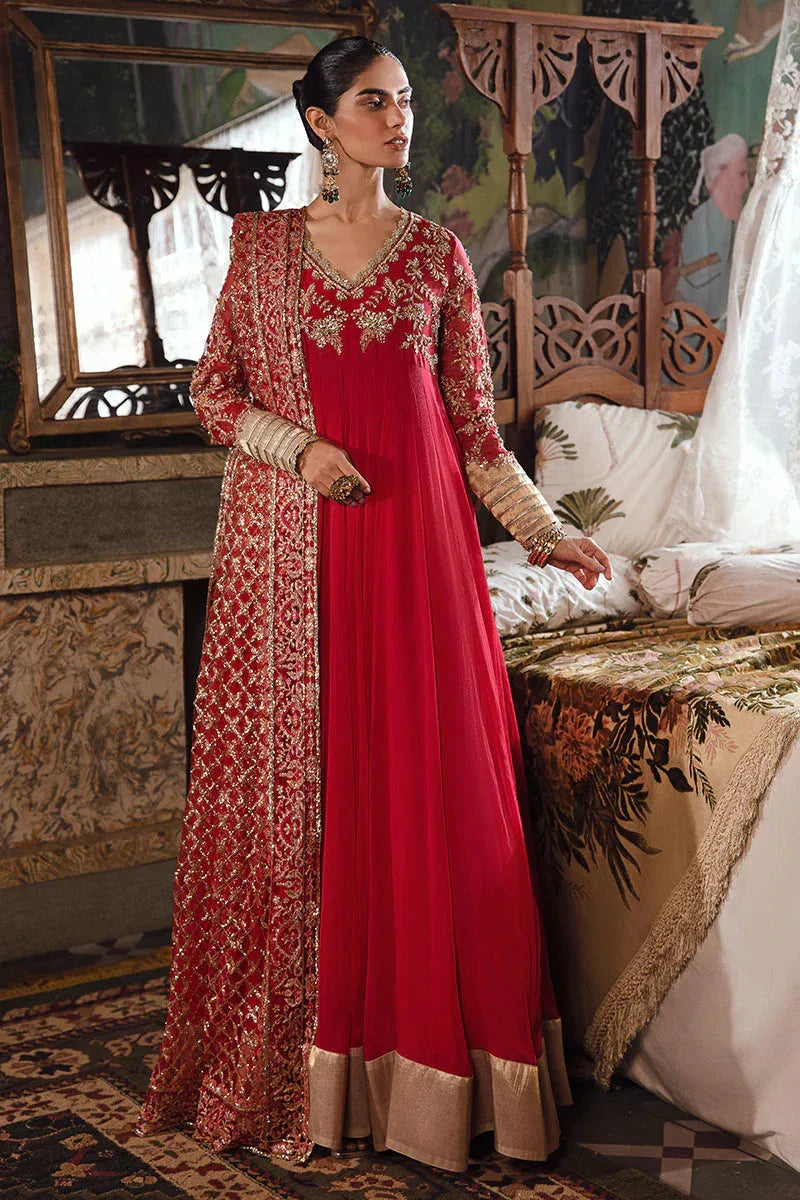 Mushq | Irha Kalidaar Chiffon Pret | MALIAH - Aqsa Fabrics