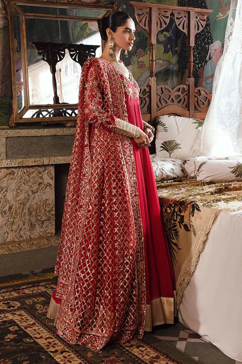 Mushq | Irha Kalidaar Chiffon Pret | MALIAH - Aqsa Fabrics