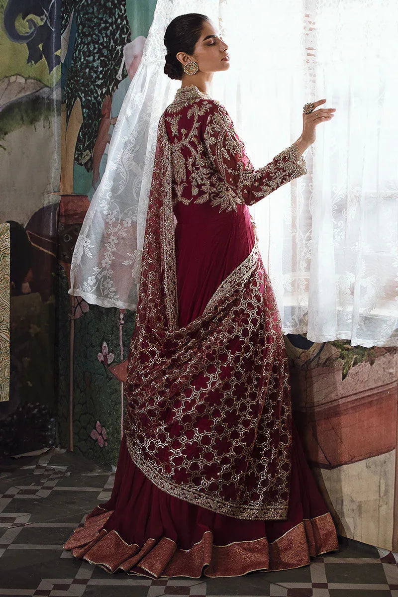 Mushq | Irha Kalidaar Chiffon Pret | NYRA - Aqsa Fabrics