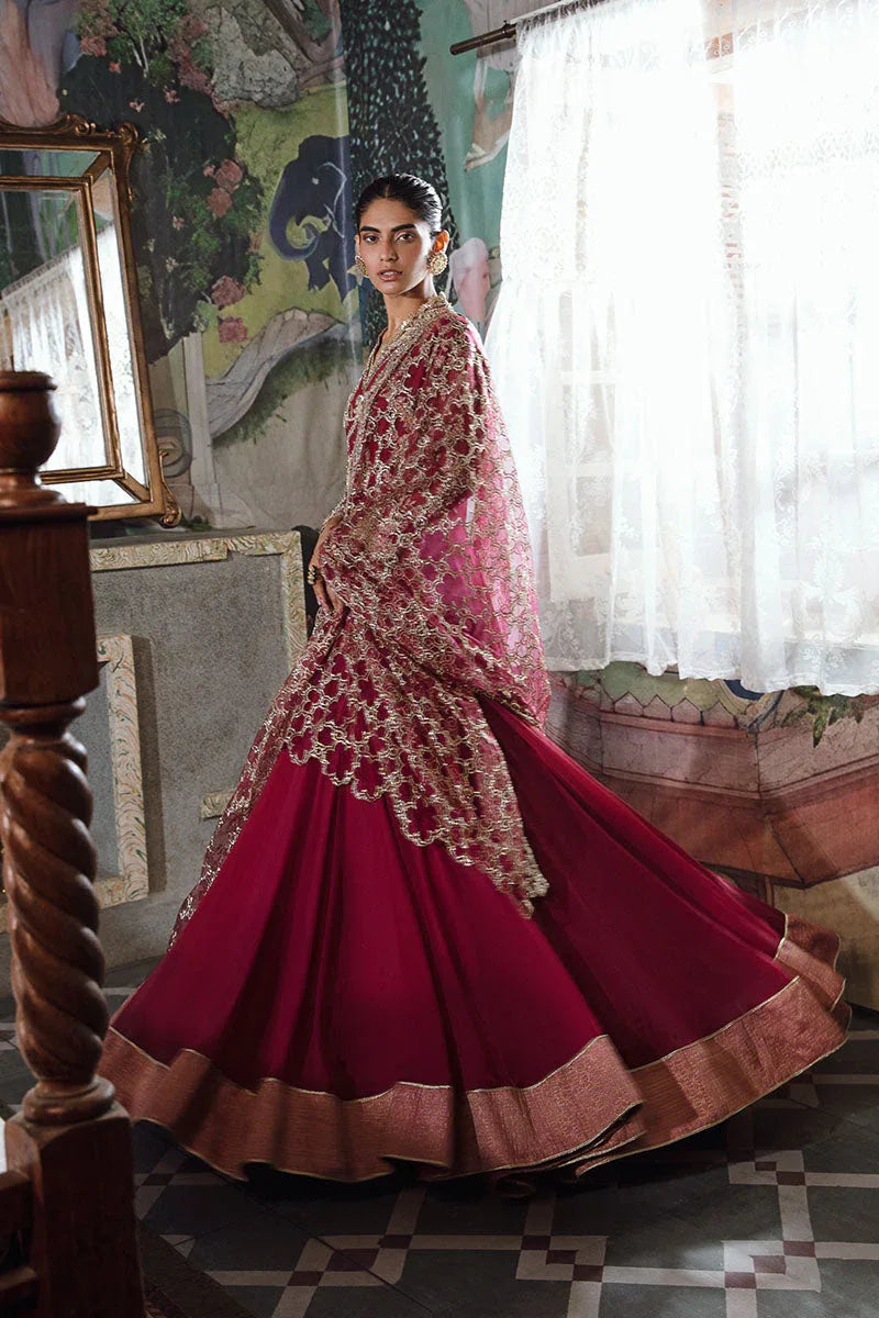 Mushq | Irha Kalidaar Chiffon Pret | NYRA - Aqsa Fabrics