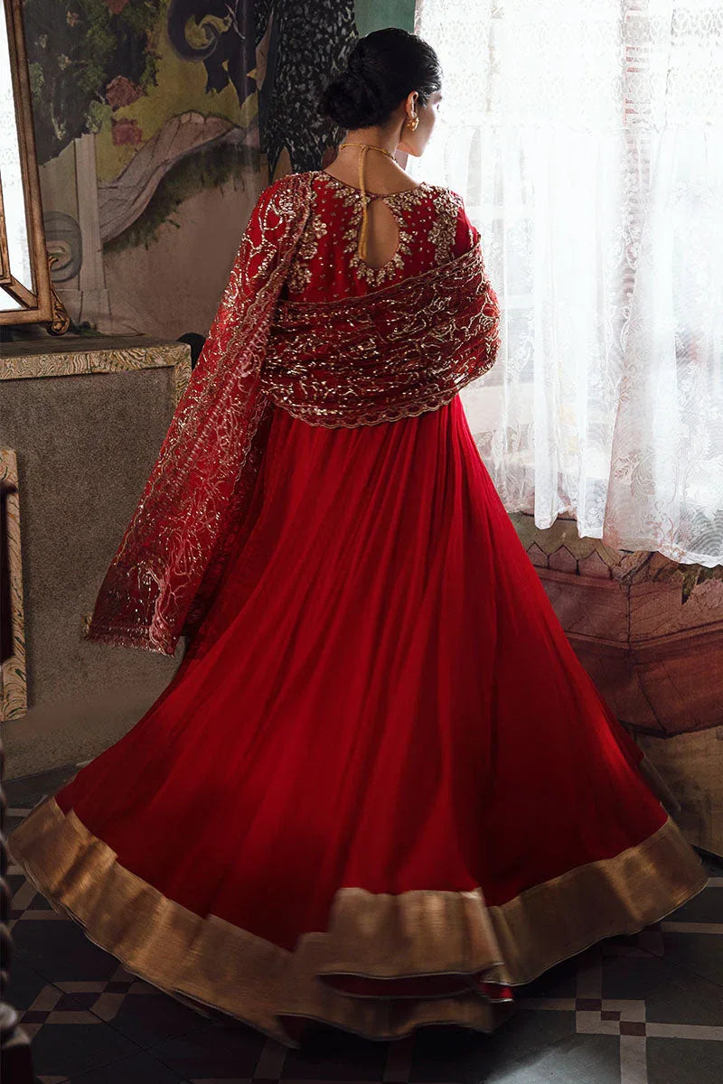 Mushq | Irha Kalidaar Chiffon Pret | RAYA - Aqsa Fabrics