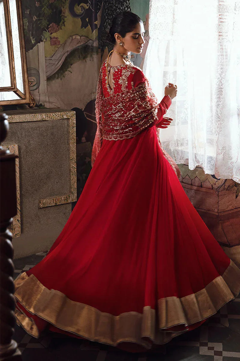 Mushq | Irha Kalidaar Chiffon Pret | RAYA - Aqsa Fabrics
