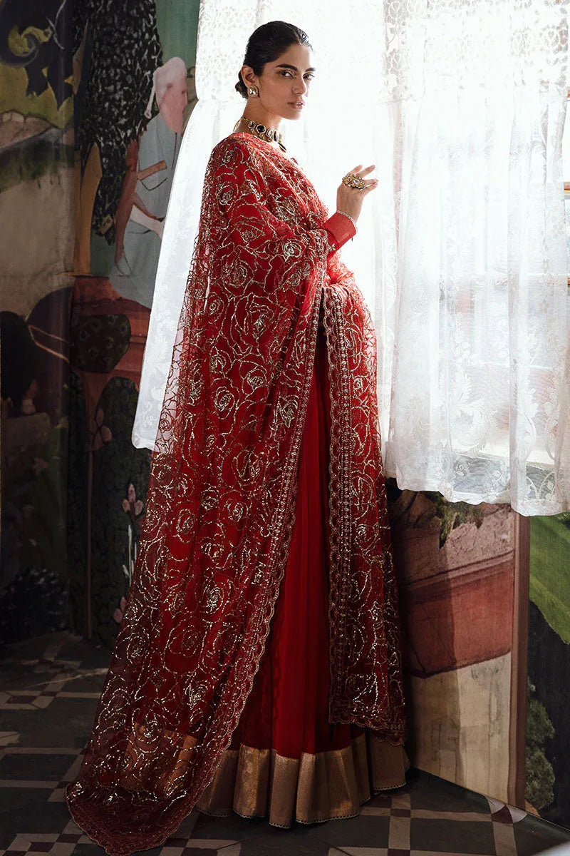 Mushq | Irha Kalidaar Chiffon Pret | RAYA - Aqsa Fabrics