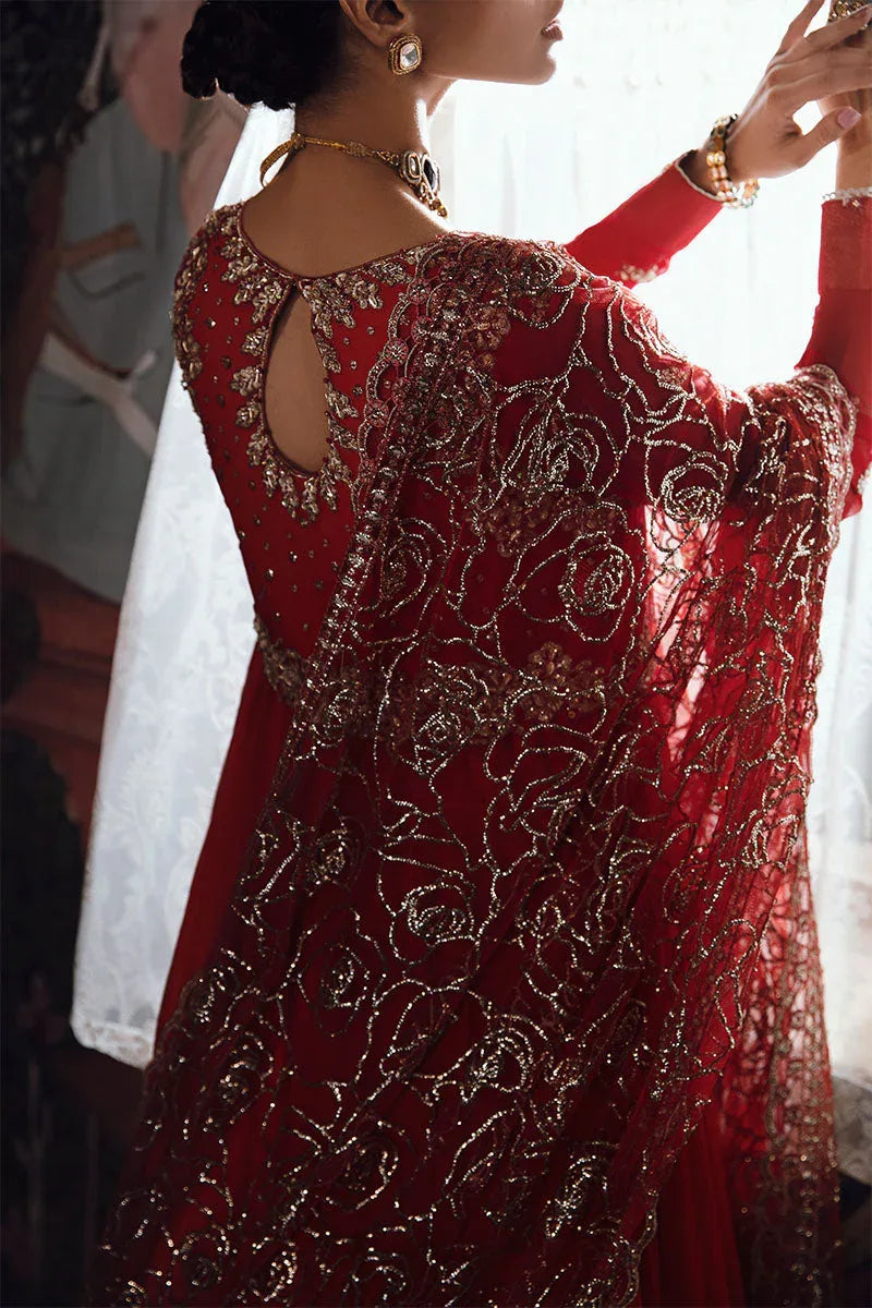 Mushq | Irha Kalidaar Chiffon Pret | RAYA - Aqsa Fabrics